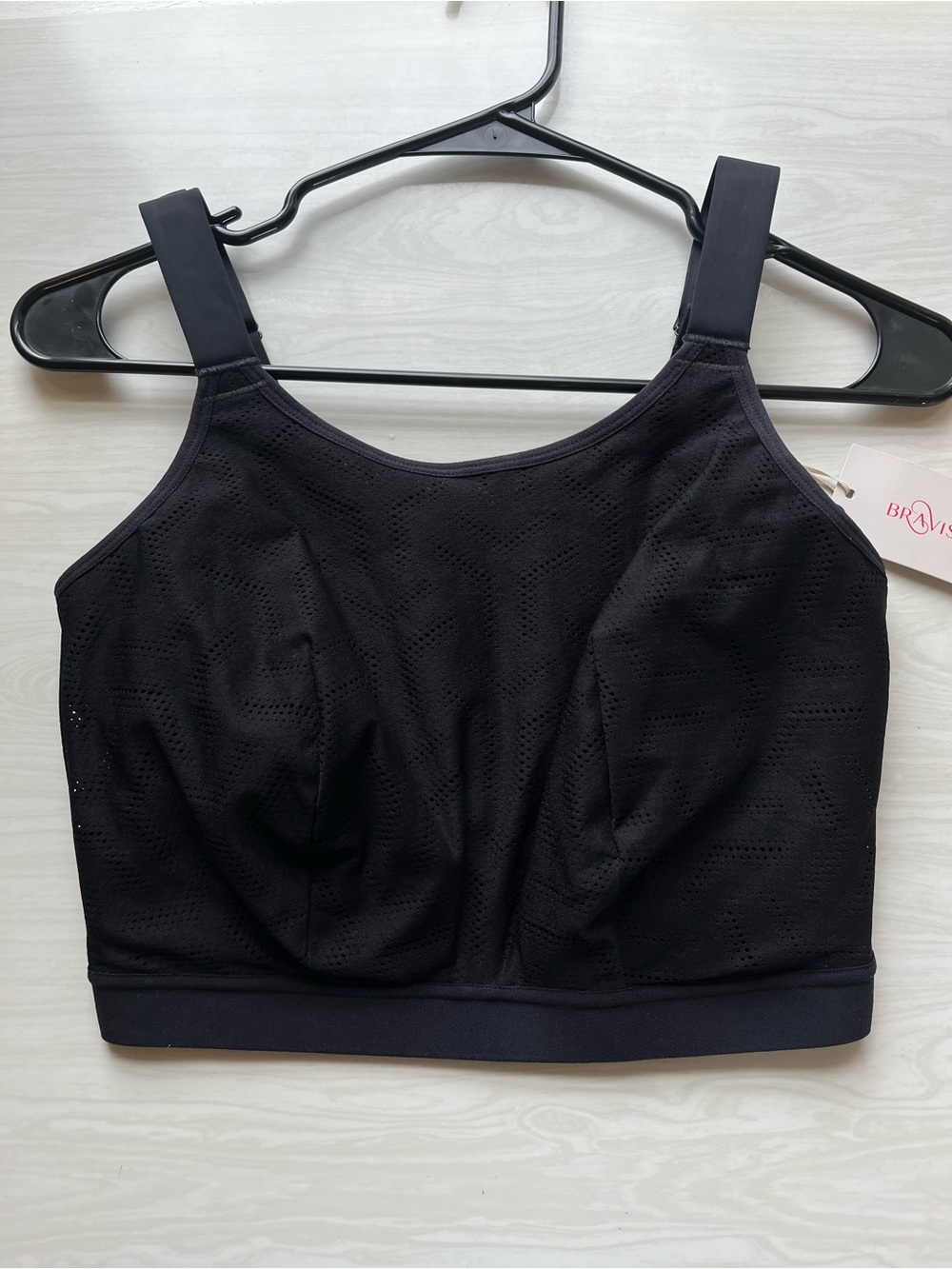 NWT Bravissimo Atlas Sports Bra Black 32HH High Impact